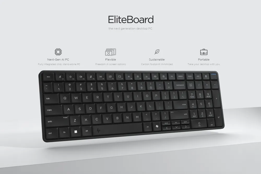 HP EliteBoard G1a 下一代 AI PC
