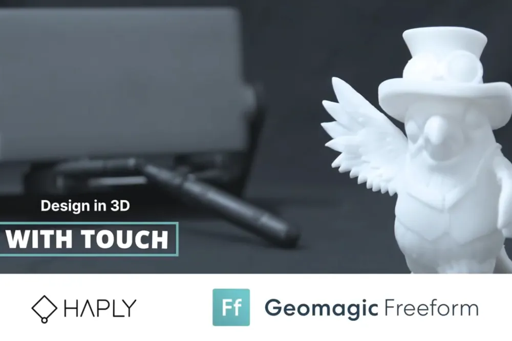 Haply的MinVerse集成到Geomagic Freeform