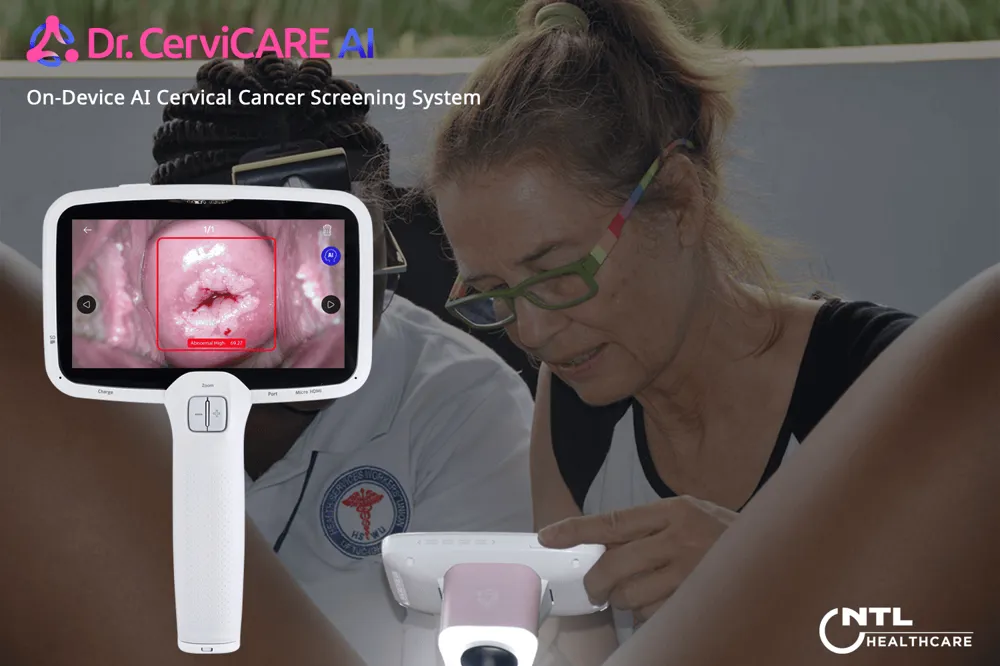 Dr.CerviCARE® AI:设备端人工智能宫颈癌筛查系统