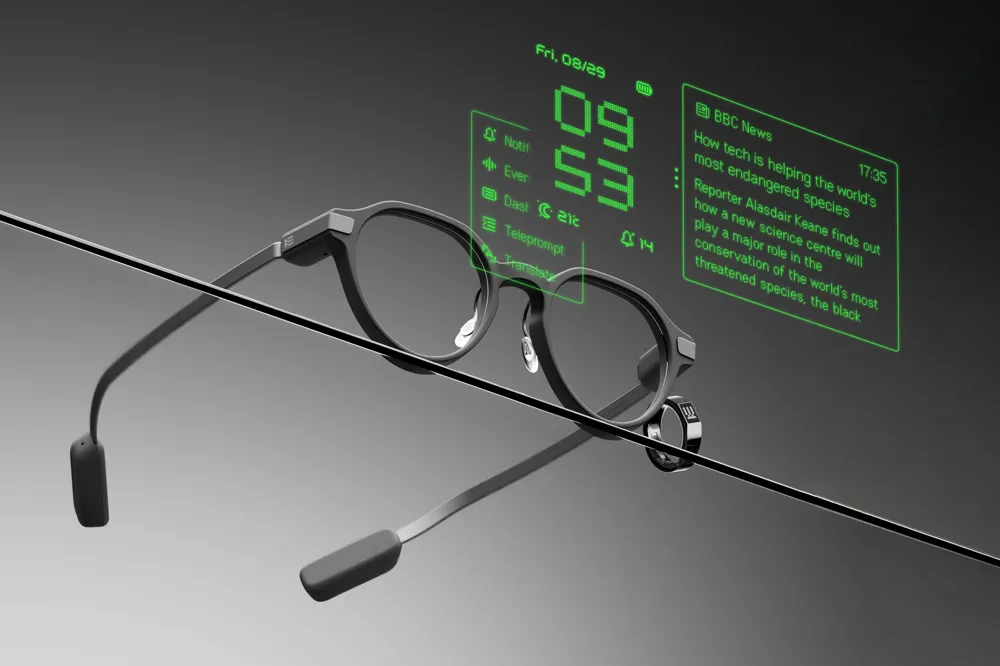 Even Realities G2 显示智能眼镜与 R1 伴侣戒指