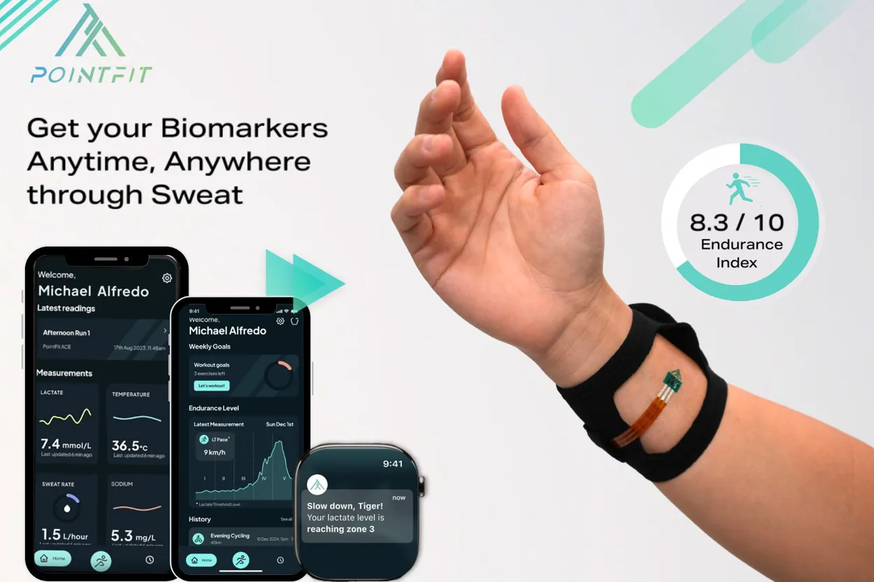 PF-Sweat Patch: Non-invasive & Continuous Lactate Sensor