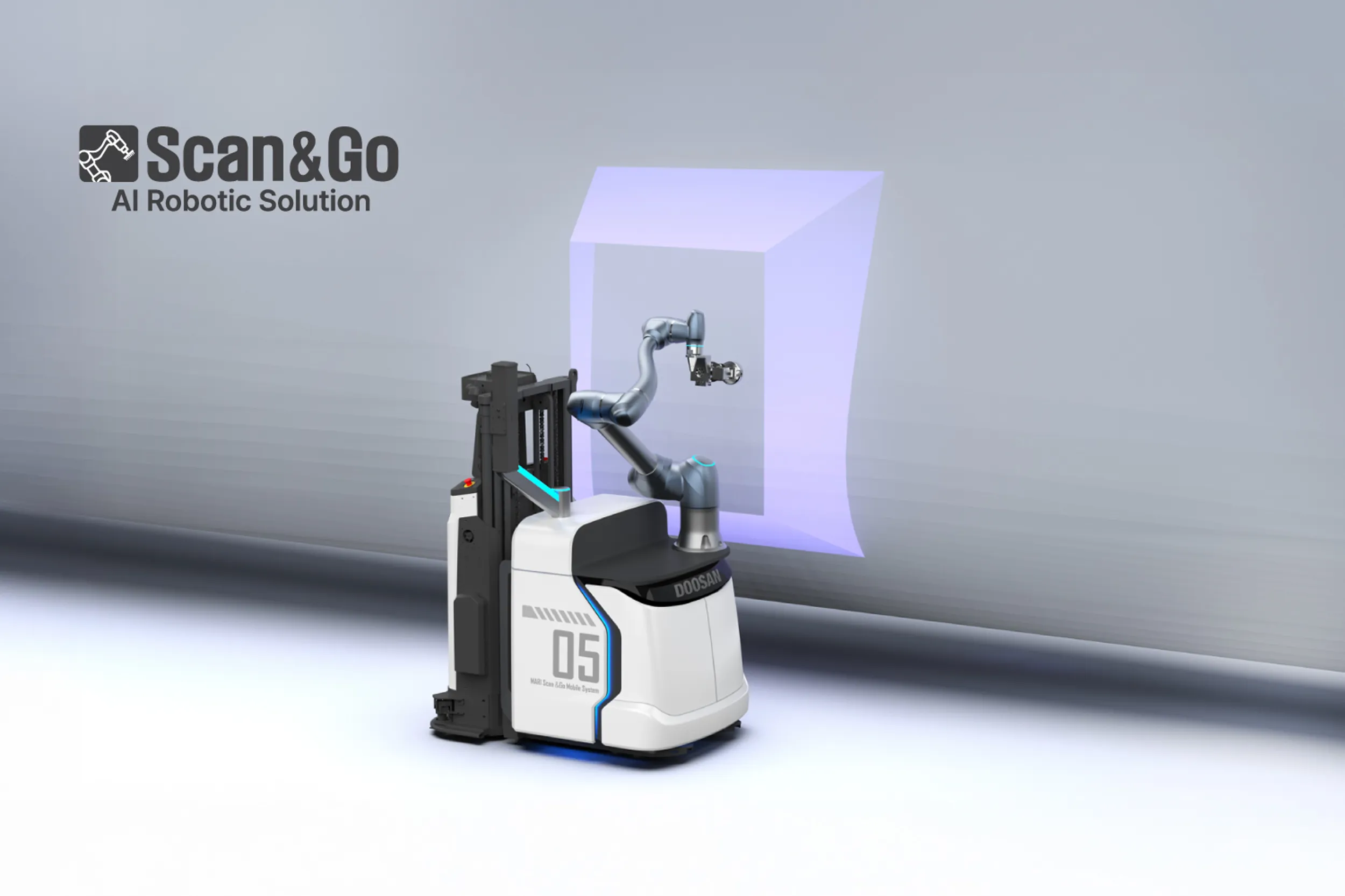 Robot Scan Display AI-powered Autonomous Mobile Robot Solution (Scan&Go)