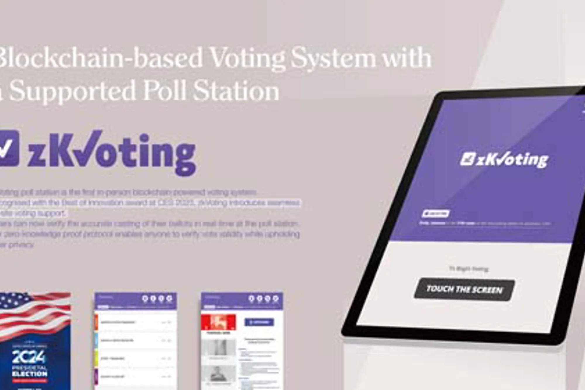 zkVoting: Blockchain-based voting at the Poll Station