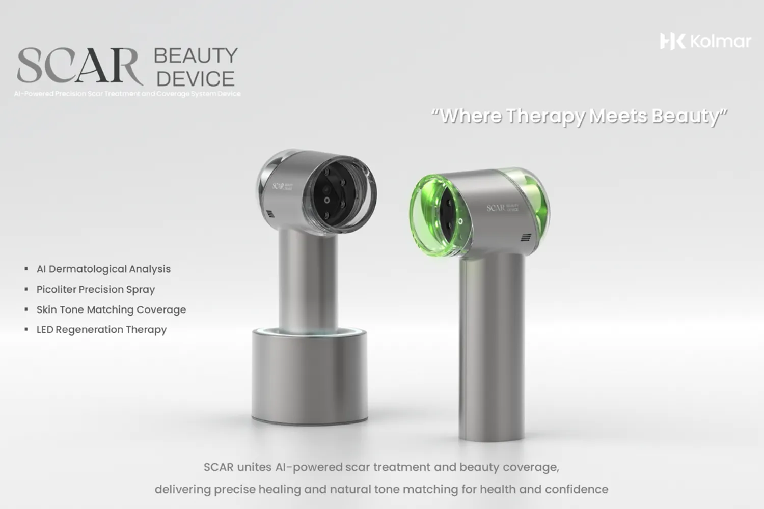 Scar Launch Control Device SCAR: AI-Powered Precision Scar Treatment and Coverage System Device