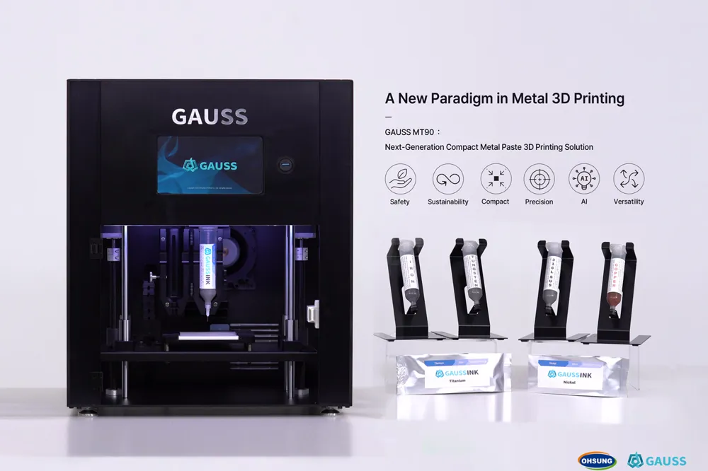 Gauss MT90:新一代紧凑型金属浆料 3D 打印解决方案