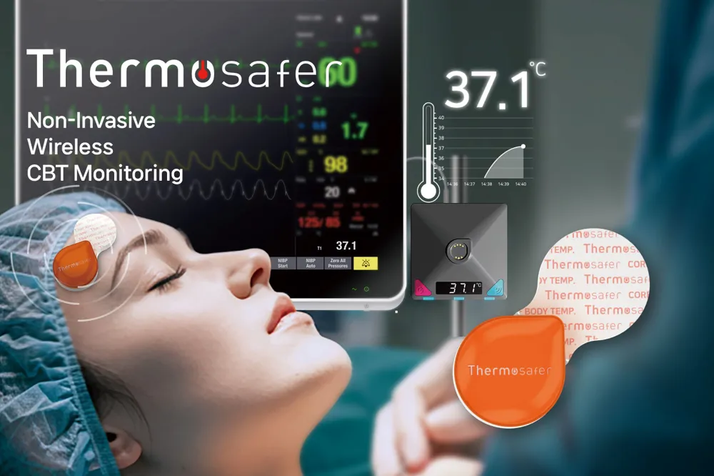 非侵入式无线核心体温监测仪 ThermoSafer XST600