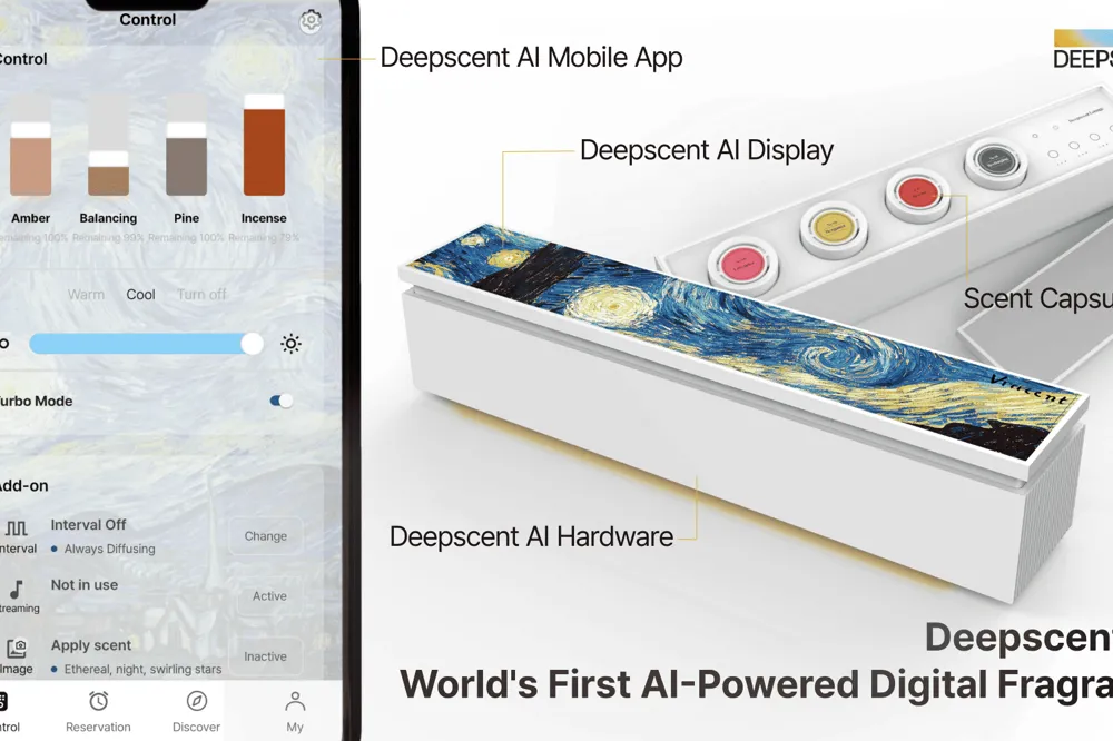 Deepscent AI - 数字嗅觉的未来:进入,呼气,体验