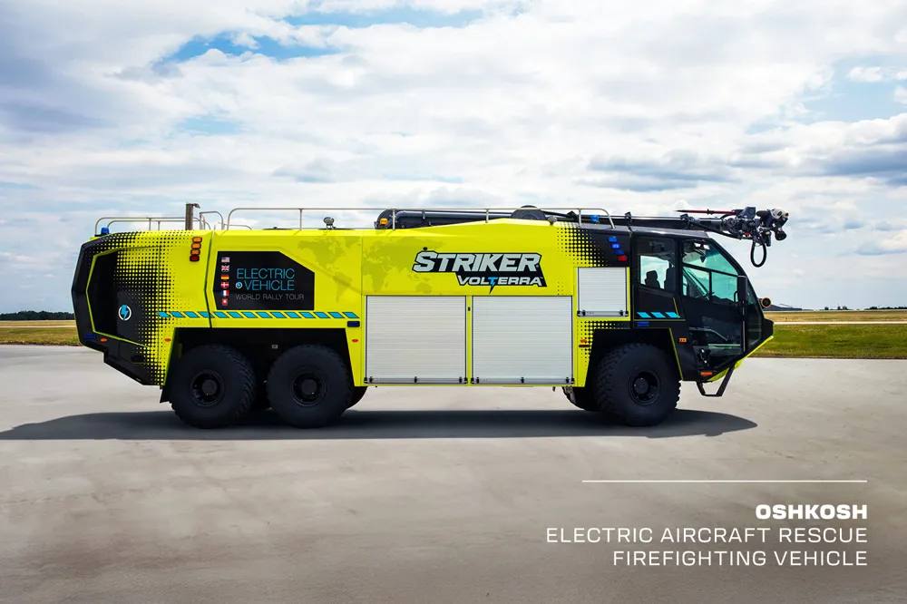奥什科什 Striker Volterra 电动机场救援消防车
