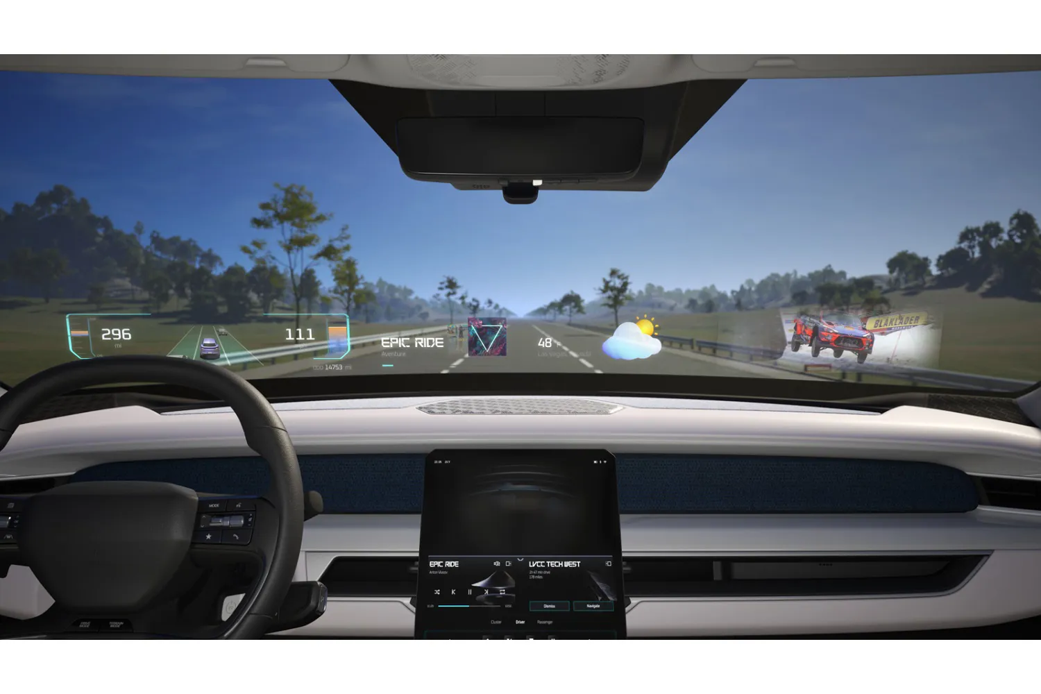 Windshield Display Technology Holographic Windshield Display